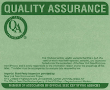 NYSIP Quality Assurance green tag